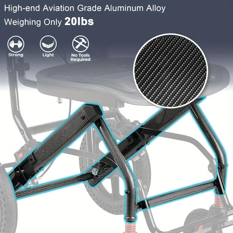 ergonomischer 5d rollstuhl mit leichtlauf